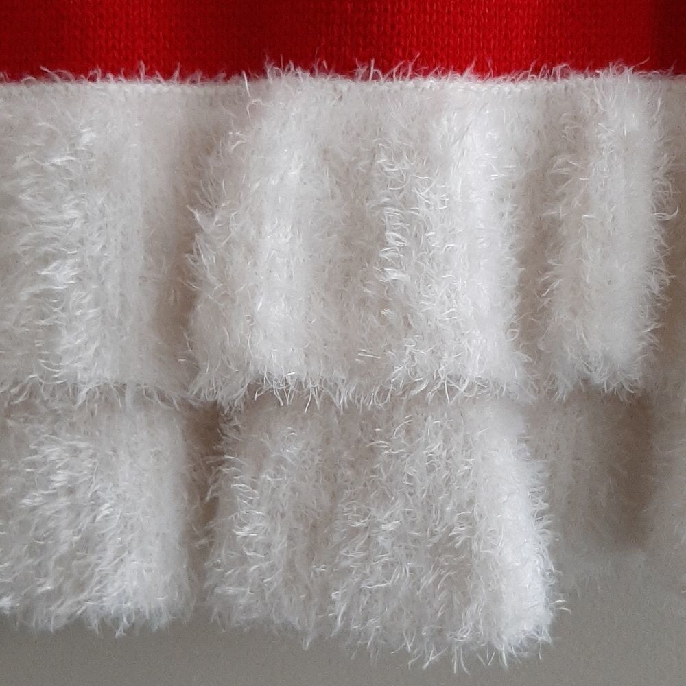 Mrs. Claus faux fur ruffle dress - Picture 5 of 5